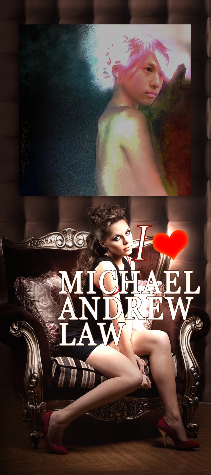 Luxury fashion woman in the chair